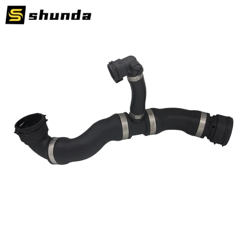 17127525023 Rubber Radiator Coolant Hose for BMW E81 E82 E87 120i 1118i 125i 128i 135i 135is L4 1.6