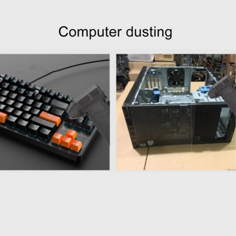 Electric Air Duster, Jet Dry Blower 300000RPM Electric Air Duster Jet Fan Stepless Speed Adjustment