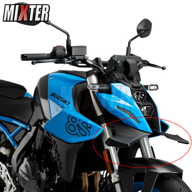 Fit For SUZUKI GSX-8S gsx-8s 2023 2024 8S Motorcycle Sport Alerones Downforce Naked Forntal Spoiler