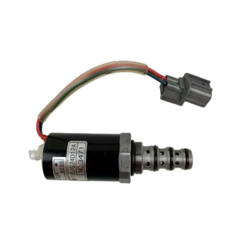 SK100 SK120 SK120LC SK135 SK200 SK200-3 HD820 Excavator Spare Parts Safety Lock Solenoid Valve YN35