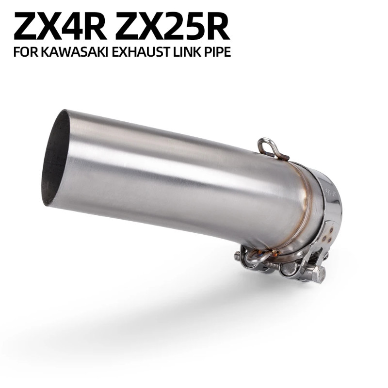 For Kawasaki Ninja ZX4R ZX25R ZX 25R 4R Motorcycle Exhaust System Stainless 51mm Middle Link Adapte