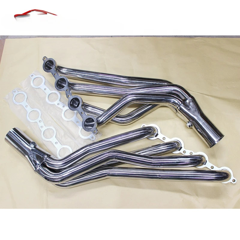 Fitting Chevy Silverado 2007-2014 4.8L/5.3L/6.0L/6.2L Stainless Steel Long Tube Exhaust Headers