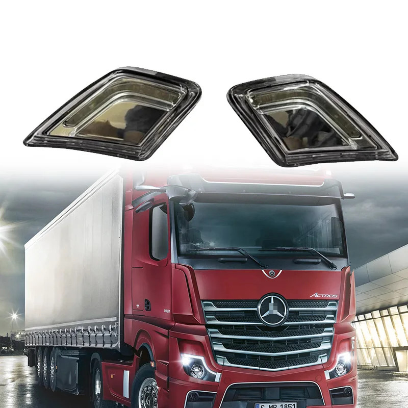 1 SET LH 9608201421 RH 9608201521 FOR BENZ ACTROS MP5 TRUCK BODY PARTS LED SIDE LAMP FRONT TURN SIG