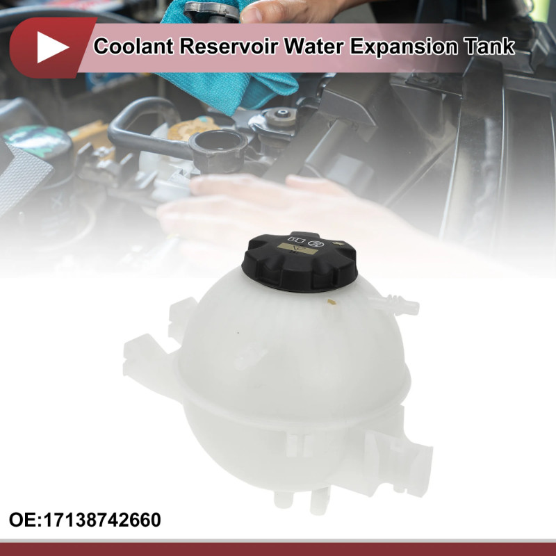 UXCELL Engine Coolant Reservoir Water Expansion Tank for BMW X3 X4 G01 G02 2018-2020 2.0L 3.0 Coola