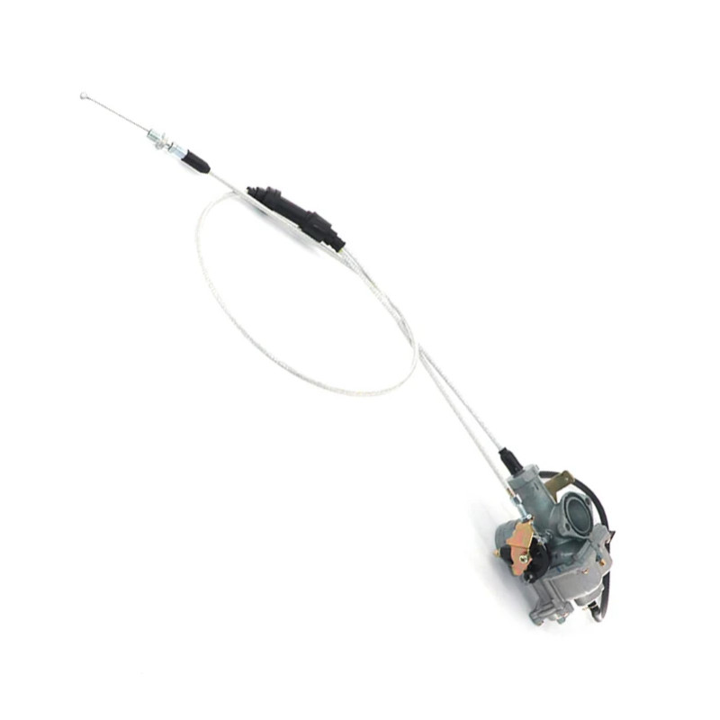 Motorcycle PZ30 30mm Carburetor Accelerating Pump Cable Choke Carb + Dual throttle cable Kit ATV Di
