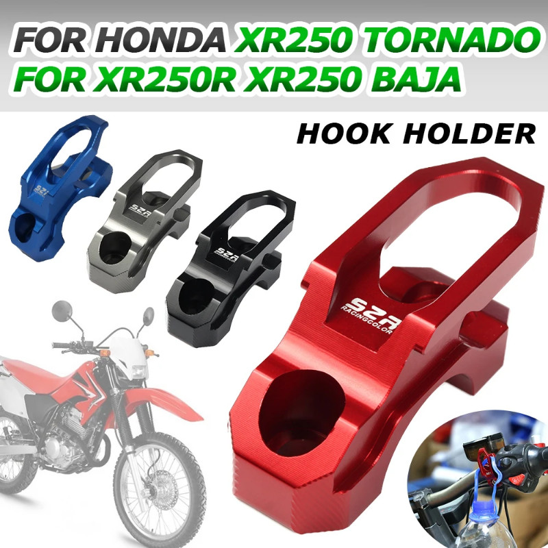 For HONDA XR250 Tornado XR 250 R XR250R XR250 BAJA Motorcycle Accessorie Helmet Hook Luggage Clamp