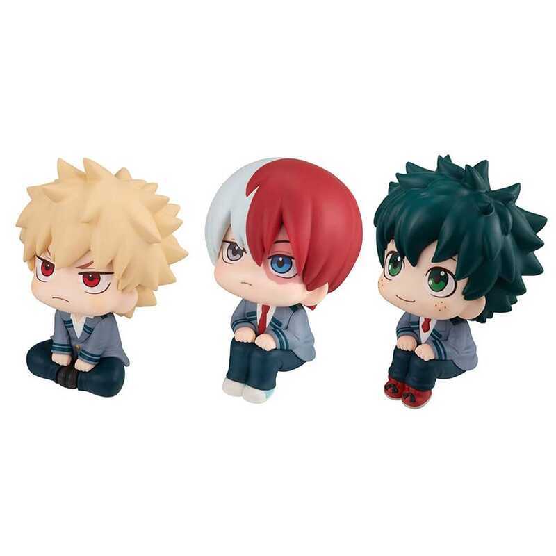 C MHA Anime Figure Cute Midoriya Izuku Fig Bakugou Katsuki Action Figure Look Up Figure Mini Cute T