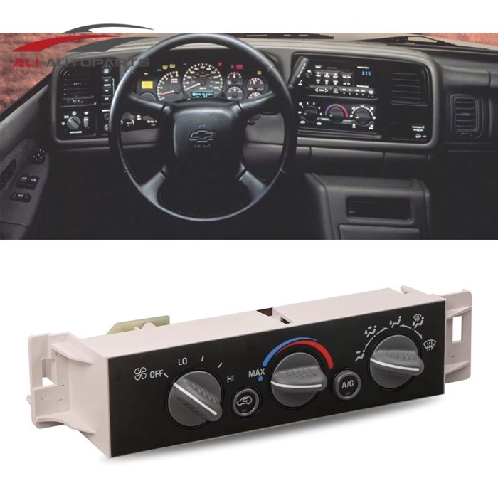 599007 Heater AC Control climate Panel Switch for 1996-2000 Chevy GMC C1500 K1500 C1500 C2500 C3500