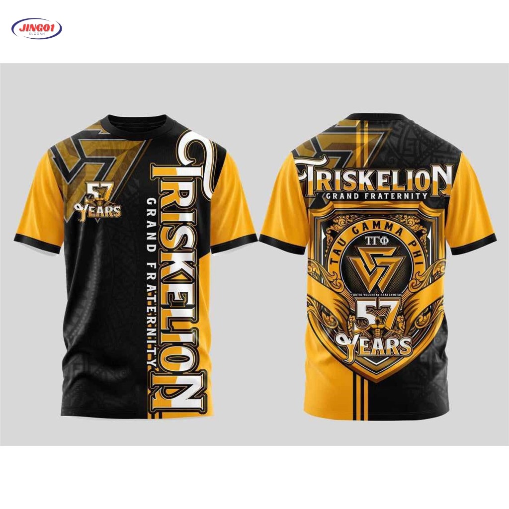 (JING01)เสื้อยืด triskelion ครบรอบ 57 ปี S-5XL เต็มระเหิด tau gam phi 1968 พบพิมพ์ 3D ฟรีที่กําหนดเอ