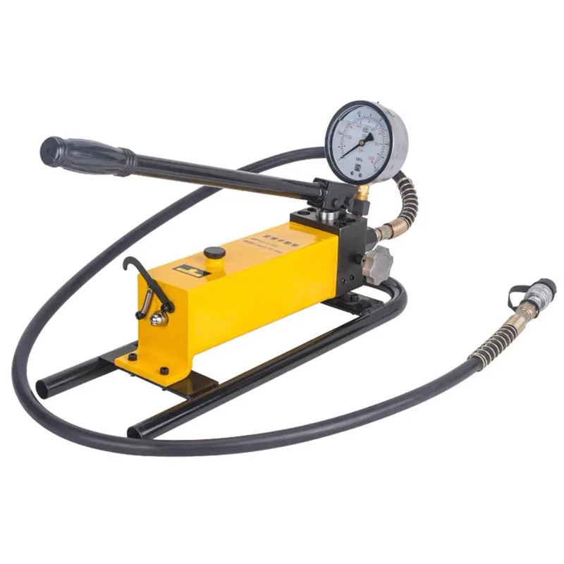 CP-700D Manual Hydraulic Pump Hydraulic With  Pressure Gauge Pressure Pumping Station Hydraulic Pre