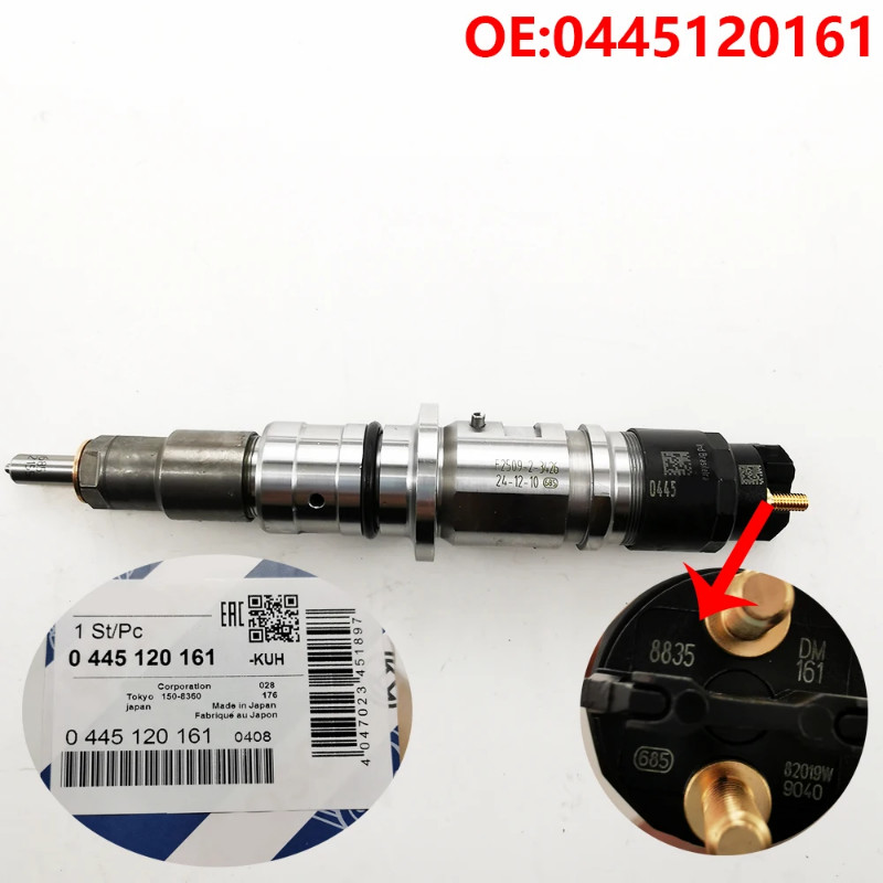 For 0445120161 6BT QSB ISDE QSB6.7 6D107 ISBe6.7 original engine fuel injector 4988835 3975929 4981