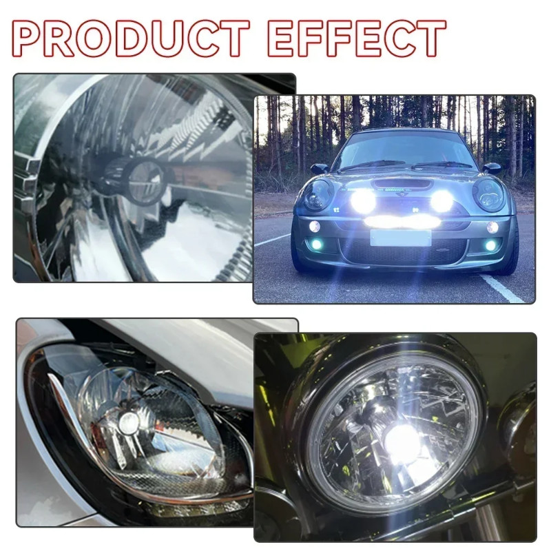 H4 LED Projector 20000LM 90W Car Headlight Bulbs Bi LED Lens Projector H4 Mini Projector Lens Headl