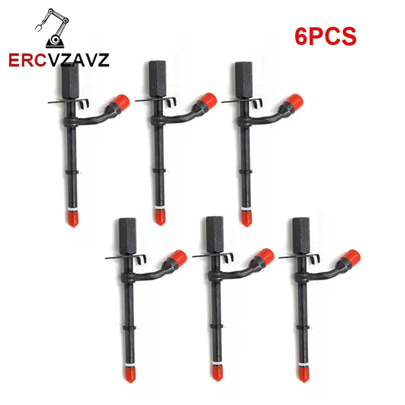 6PCS 7N-0449 7N0449 Fuel Injector Pencil Nozzle set 22808 for CAT 120G 130G 140G D4E D5B D6D Crawle