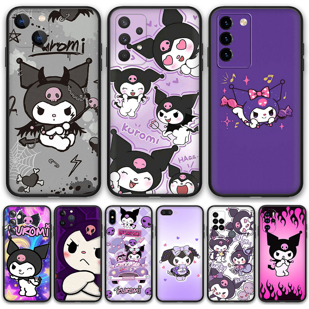 TPU ซิลิโคนนุ่มฝาครอบโทรศัพท์ 4G57 น่ารักการ์ตูน Kuromi VIVO Y03 Y18 Y18S Y18E Y19S S19 Pro