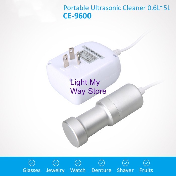 CE-9600 Portable Ultrasonic Fruit and Vegetable Cleaner Vegetable Washer Jewelry Glasses Cleaner