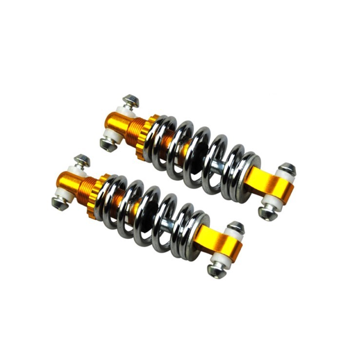 2 Pcs 125mm High Performance Rear Shock Absorbers For Electric Bicycle Scooter,E Bike Spring Rear S