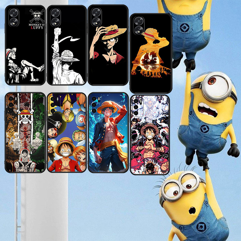 นุ่มสีดํา Huawei P10 Lite 20 Lite 20 Pro 30 Lite 30 Pro Y8P Y8s One Piece1 เคสโทรศัพท์