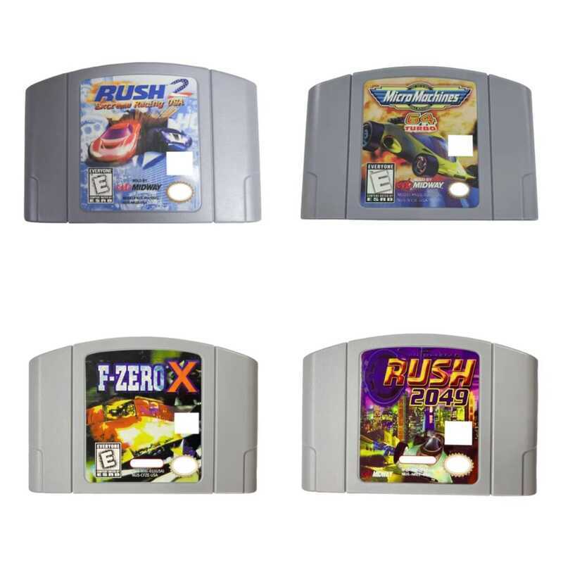 C N64 USA NC Version 64 Bit Console Video Anime Movie Games Cartridge Racing Series Ruch Turbo Hobb