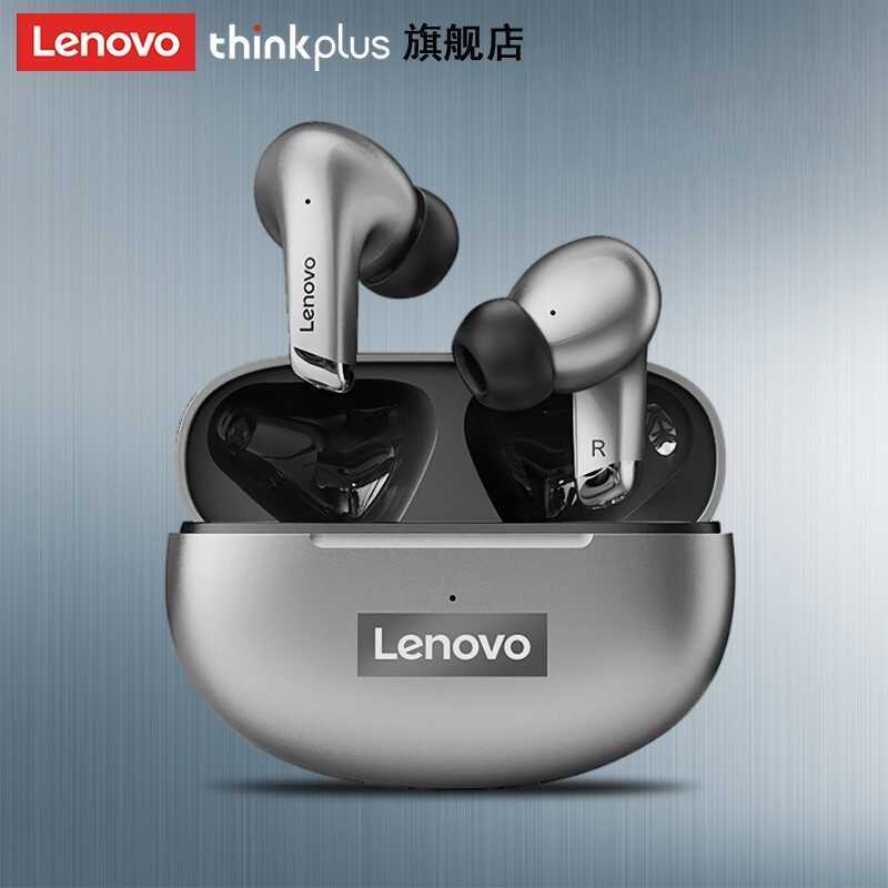 ชุดหูฟังบลูทูธ Lenovo Lenovo เกมตัดเสียงรบกวนในหู กีฬาแฝงต่ํา สไตล์ใหม่ ชุดหูฟังไร้สาย Lenovo LP5