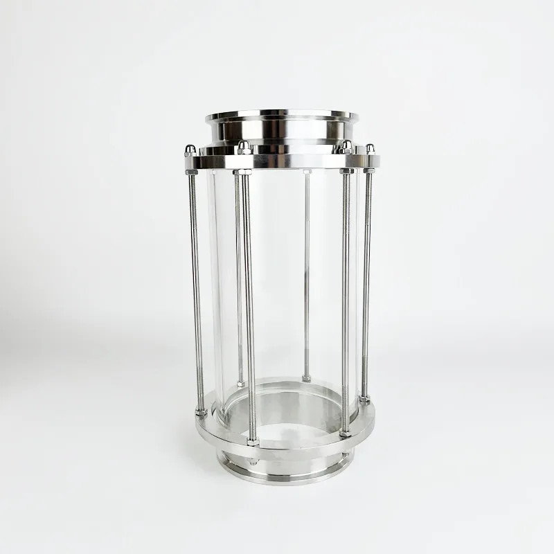 6"(154mm)OD167mm High Quality Flow Sight Glass Diopter Sight Tower Sight Glass, Height 390mm,Stainl