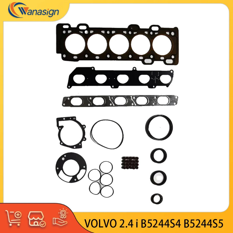 AUTO ENGINE PARTS Cylinder Head GASKET Set For VOLVO C30 C70 S40 V50 2.4L L5 2.4T GAS 2.4 L T B5244