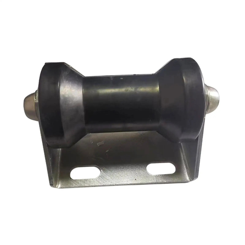 5inch Boat Trailer Roller, Marine Anchor Bracket, Bow Anchor Roller Bracket Rubber Roller, for Mari