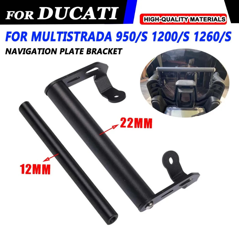 For Ducati MULTISTRADA 950 950S 1260 1200 ENDURO 1200S V2 2022 2023 Motorcycle Navigation Bracket H
