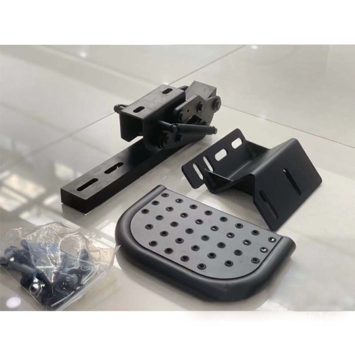 REAR SIDE BAR FOOT STEPS PEDALS TAILGATE LADDER FOR Ranger T6 T7 T8 XL XLT WILDTRACK NAVARA NP300 T