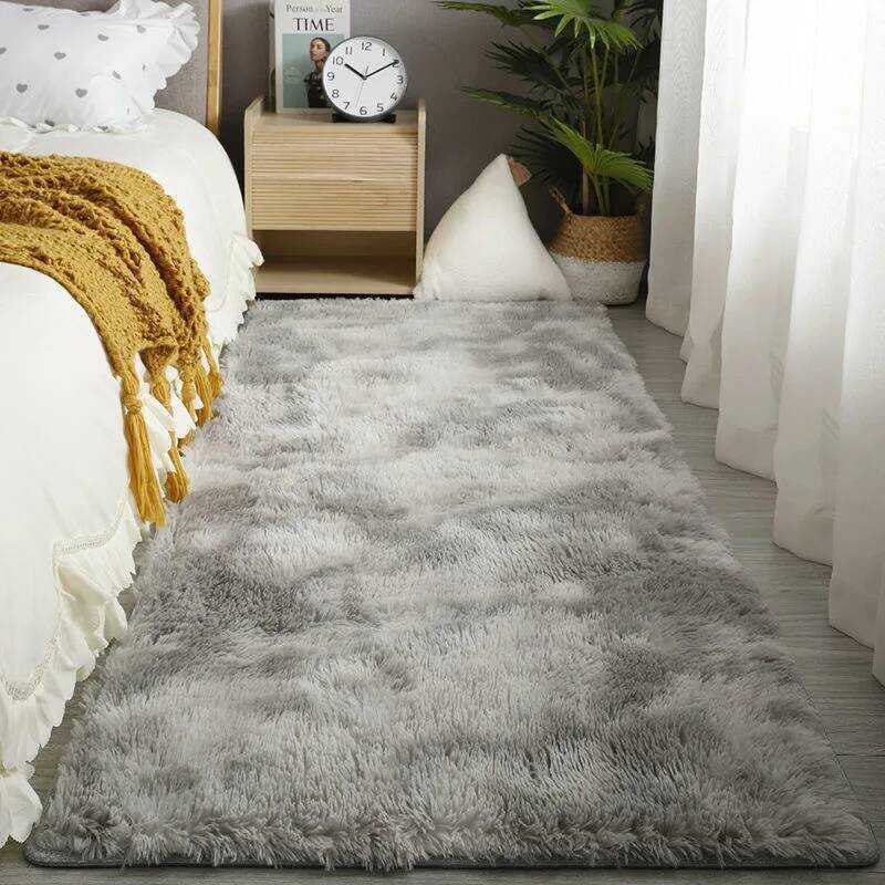 C Plush Area Rug Bedroom Carpet Er Soft Foot Bedside Mat Fuzzy Children Carpet Prayer Rugs Living R