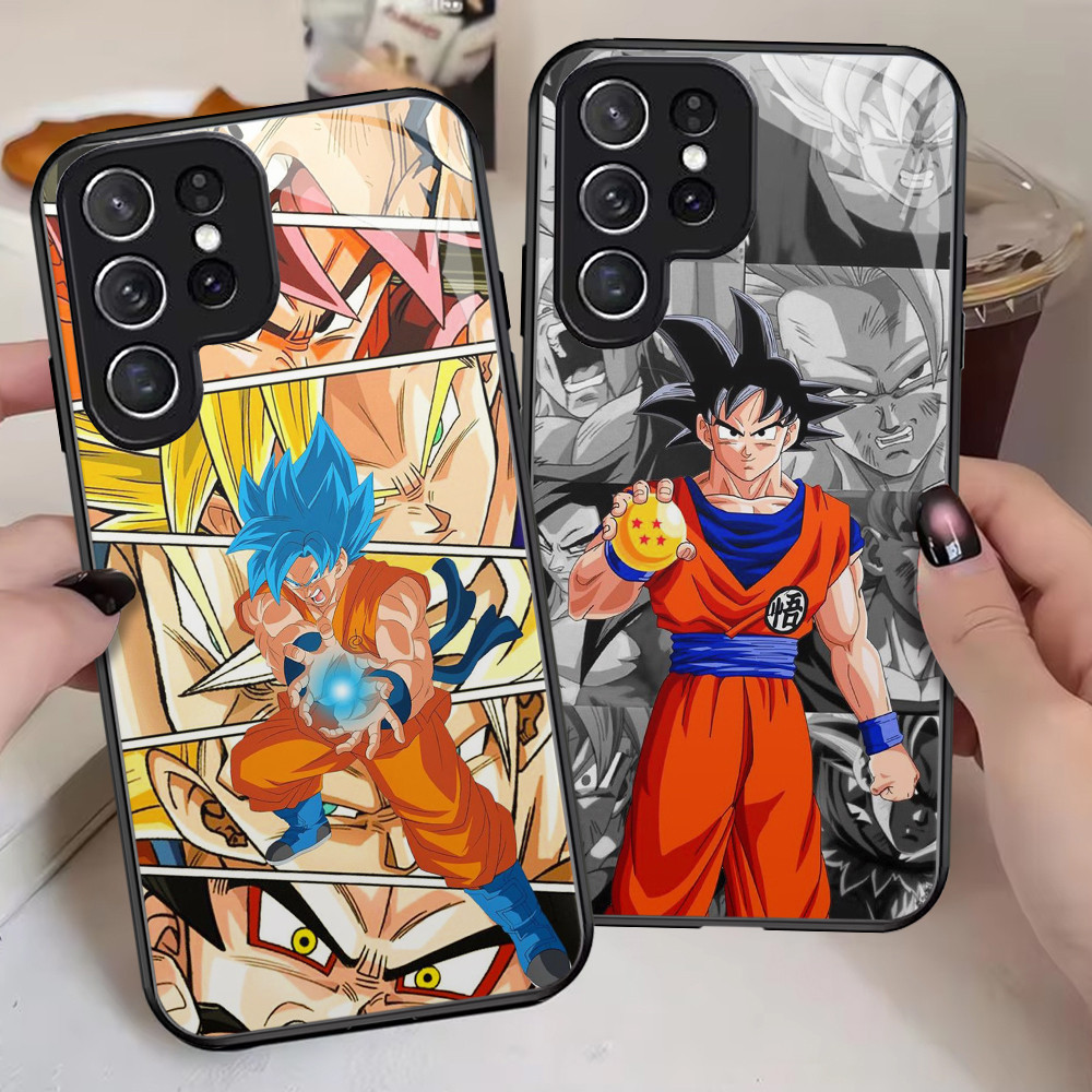 G-42 Dragon Ball HD Glass Casing สําหรับ Samsung S24 S25 S21 Plus Ultra FE Case