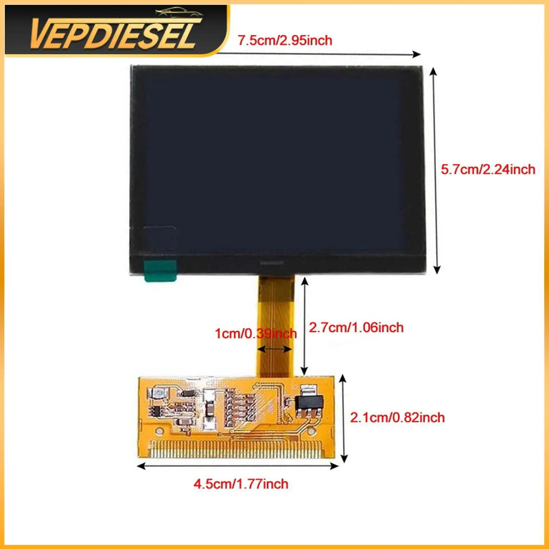 1PC LCD Car Screen For Audi S3 8L Audi TT 8N Audi A6 C5 4B SED1560TOB Driver Automotive electronic