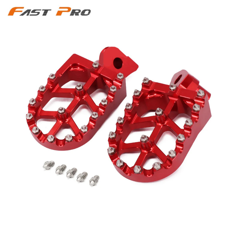 Foot Pegs Rests Pedals For Husqvarna WR125 WR250 WR300 TC250 TC450 TC570 TE250 TE310 TE450 TE510 CR