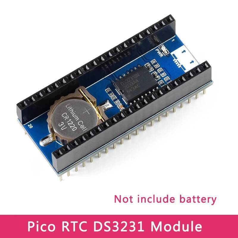 Pico Precision RTC โมดูลสําหรับ Raspberry Pi Pico Onboard DS3231 ชิปสําหรับ RPI Pico