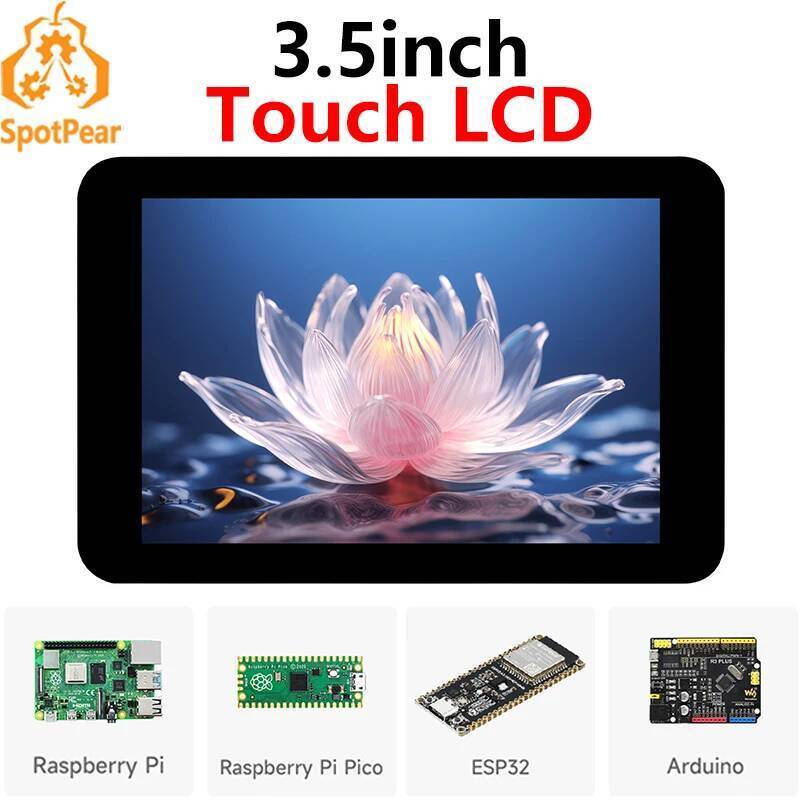 ESP32 3.5 นิ้ว Capacitive TouchScreen จอแสดงผล LCD ST7796 FT6336 320x480 สําหรับ Arduino / Raspberry