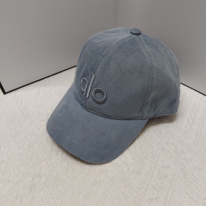 หมวกตัวอักษรใหม่ Alo หมวกเบสบอลคู่ Breathable Visor ปักผู้ชายและผู้หญิง Hard Top Casual Sun Protecti