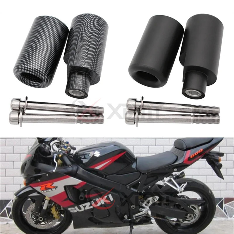 For Suzuki GSXR600 GSXR750 GSX-R GSXR 600 750 K4 No Cut Motorcycle Frame Sliders Falling Crash Prot