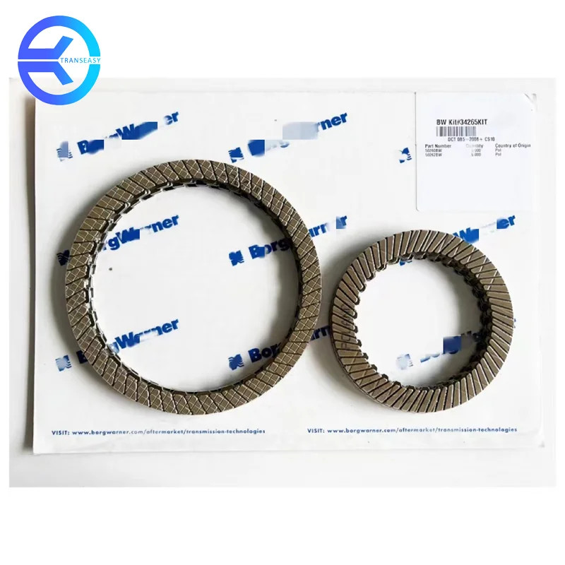 Original New BorgWarner DQ250 02E Automatic Transmission Friction Kit For Audi A3 Q3 TT Skoda Volks