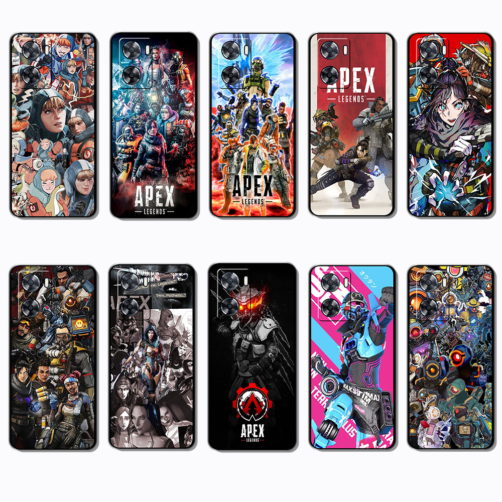 สําหรับ OPPO A57 A72 A73 A74 A77 J11 Apex Legends Black edged TPU เคสโทรศัพท์ | แสดงความสวยของโทรศัพ