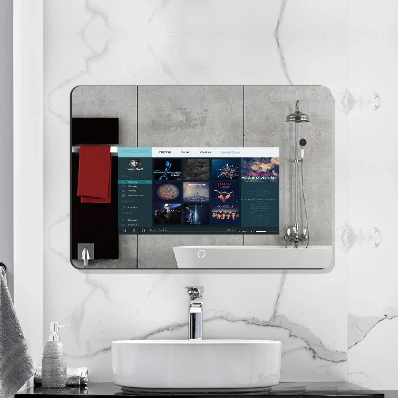 Blue-tooth Speaker Wifi Android Bathroom Smart Forligent Hotel Home Illuminated Smart Mirrors