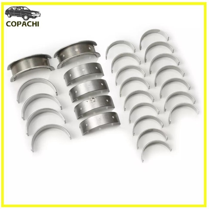 1set Con Rod&Crankshaft Main Bearing For BMW 545i 750i X5 E53 E60 E66 E70 N62 4.4 4.8 11217522982 1