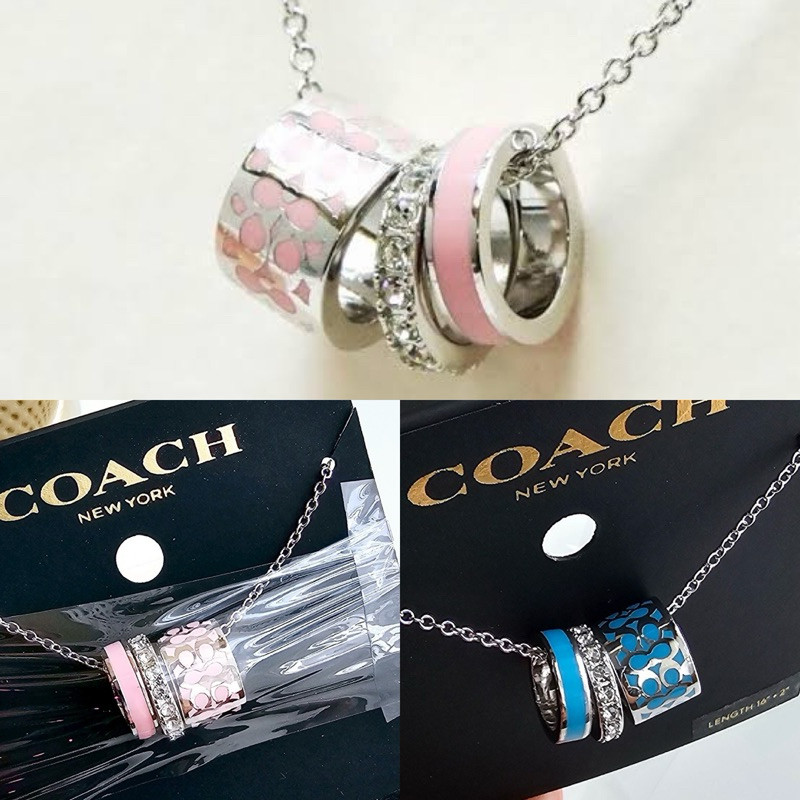 คป (สด-ผ่อน) สร้อยคอ C9446 Signature Enamel Necklace
