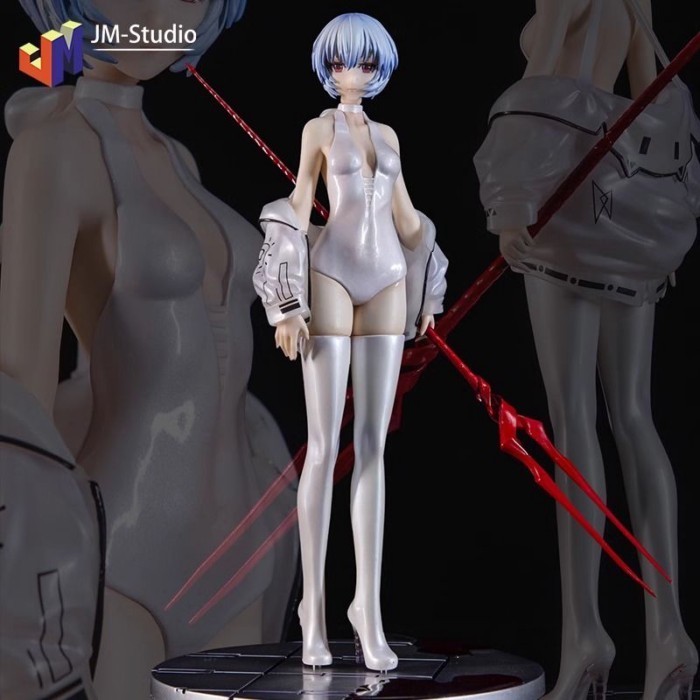 NEON GENESIS EVANGELION Ayanami Rei เสื้อแจ็คเก็ตสีขาวรูปอะนิเมะ สินค้า