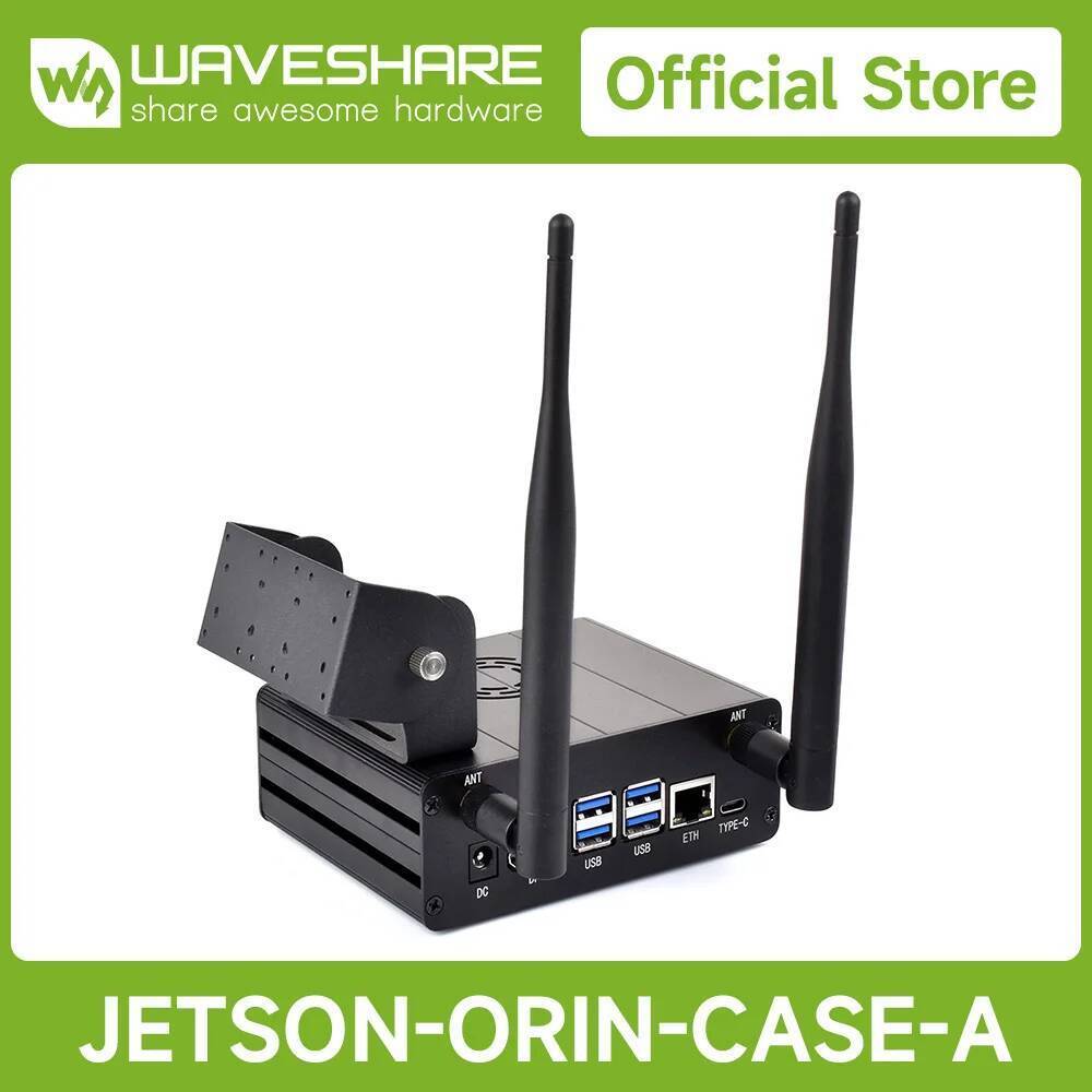 เคส Waveshare Jetson Orin พร้อมที่ใส่กล้อง, เคสคอมพิวเตอร์ขนาดเล็กเหมาะสําหรับชุด Jetson Orin Nano แ
