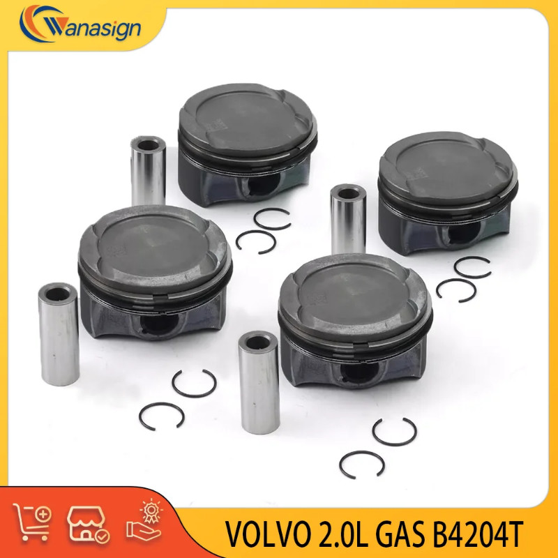 AUTO ENGINE PARTS STD 4x Pistons & Rings Set For VOLVO S60 S90 V40 V60 V90 XC40 XC60 XC90 2.0L l4 G