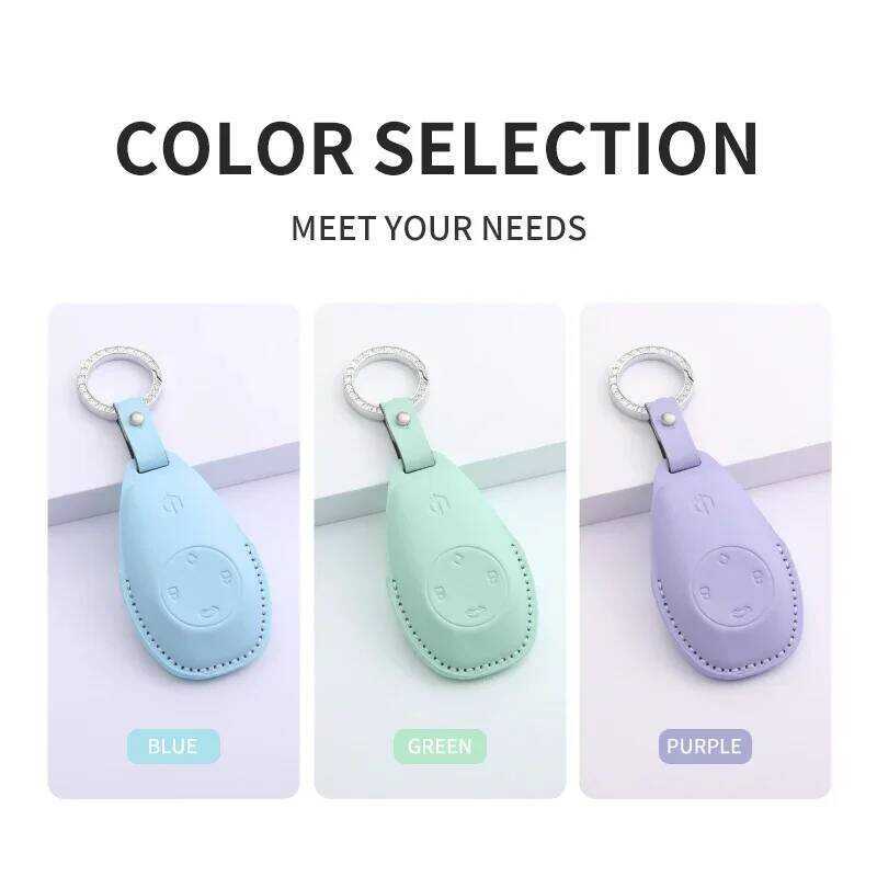 C PU Leather Car Remote Key Case Cover Shell For Leapmotor T03 S01 C11 For 2023 Leapmotor C01 T03 S
