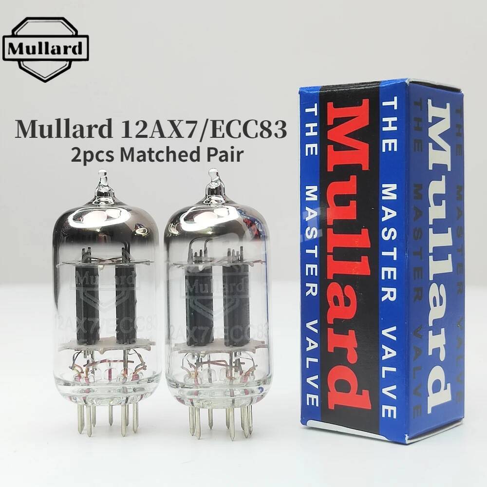 Mullard 12AX7 ECC83 สูญญากาศอัพเกรด ECC83S 7025 12AX7B B759 5751 6N4 HIFI Audio วาล์วอิเล็กทรอนิกส์ห