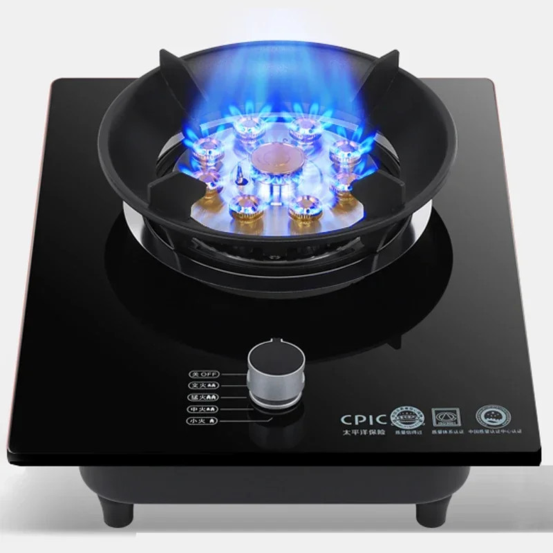 5.2Kw Gas Stove Single Stove Liquefied Petroleum Gas Desktop Embedded Single Natural Gas Gas Stove
