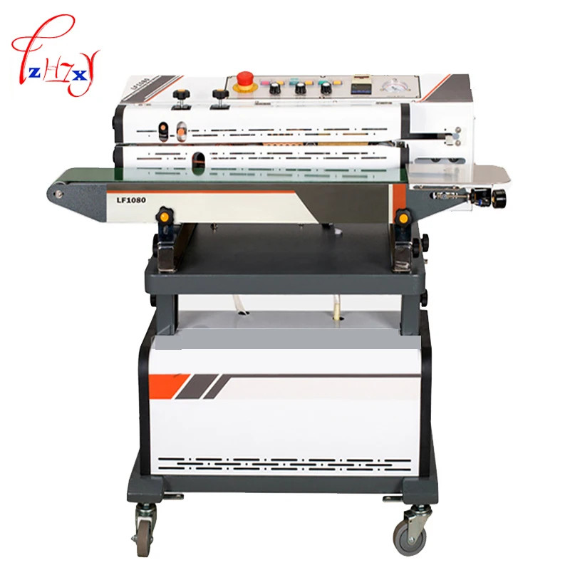 LF1080A Continuous Suction Vacuum Seal Machine 220v / 50Hz Continuous Vacuum Sealing Machine Food S