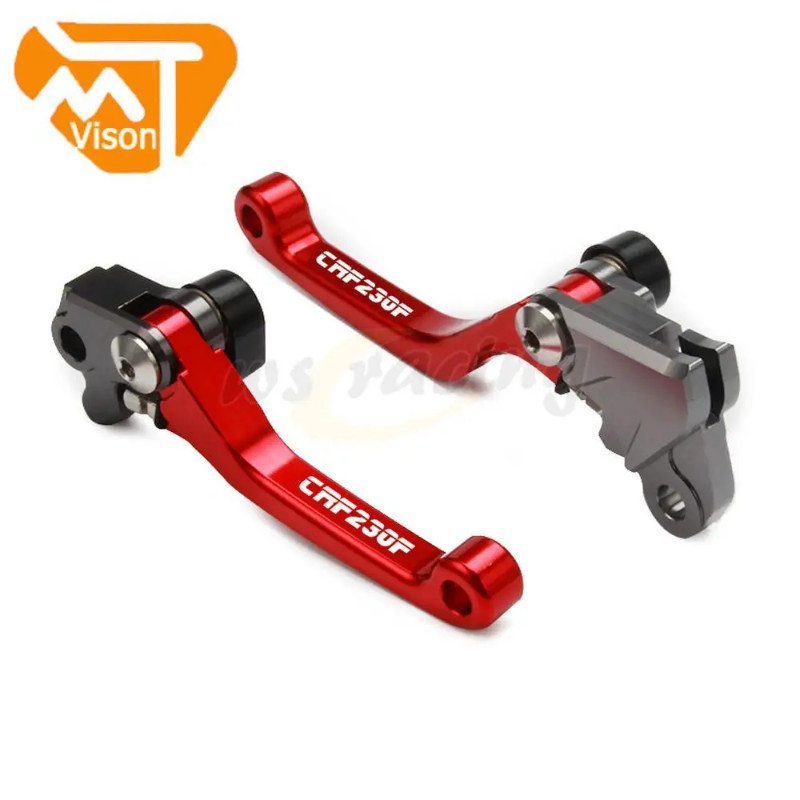 Motorcycle CNC Clutch Brake Lever Foldable Handle 6061-T6 Aluminum For HONDA CRF150F 230F 2003-2019