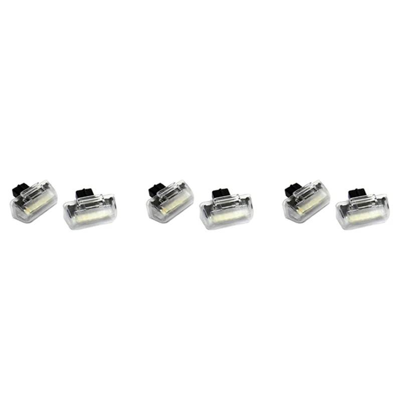 6X LED Licence Number Plate Light White For Ford Transit Tourneo MK5 MK6 MK7 1995-14